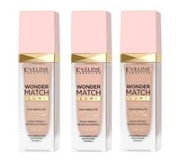 Eveline Wonder Match Lumi Brightening Foundation SPF20 No 25 Warm Nude 30ml