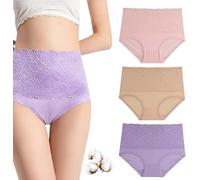 Evella Leak Proof Panties, Evella Leakproof Underwear,Women's Washable Reusable Incontinence Leakproof Underwears (3PCS-C,L)