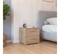 Evelyn Bedside Cabinet - 2 Drawer - Sonoma Oak