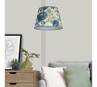 Evelyn Blue & Cream Floral Tapered Lamp Shade (D)25Cm
