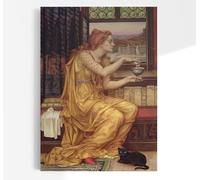 Evelyn de Morgan The Love Potion | Reproduction Oil Painting, Vintage Print, Antique Fine Art Print, Wall Art, Poster Artwork, Picture