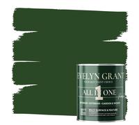 EVELYN GRANT All-In-One Multi Surface Indoor & Outdoor Paint - 0.5L - Matt in Forest Green | Size: 500ml EVELYN GRANT Forest Green 500ml