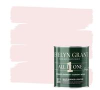 Evelyn Grant All-In-One Paint & Primer - Multi-Surface For Walls, Wood, Interior & Exterior - Blush Pink - 5L - Matt