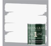 Evelyn Grant All-In-One Paint & Primer - Multi-Surface For Walls, Wood, Interior & Exterior - Brilliant White - 2.5L - Matt