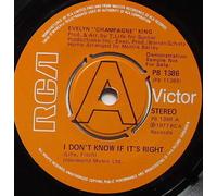 Evelyn King - I don't know if it's right (1977) / Vinyl Maxi Single [Vinyl 12'']