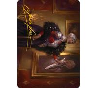 Evelyn, the Covetous (#24) Art Card (Gold Signature) | Streets of New Capenna