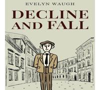 Evelyn Waugh Decline & Fall Paperback Book Evelyn Waugh Multicolor