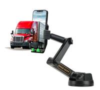 EVEMANT Phone Mount for Truck, Truck Phone Holder Mount Heavy Duty, Dashboard Windshield Phone Holder for Semi Truck, Suction Cup Phone Mount for Truck Accessories, Compatible with Iphone/Samsung