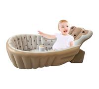 Evember Baby Tubs | Inflatable Kids Bathing Seat Tub - Adjustable Bathing Support Seat, Foldable Sitting Shower Bathtub for Camping Beach Travel Outdoor