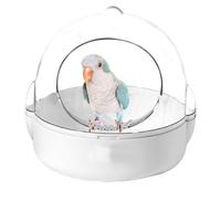Evember Clear Bird Feeders for Window Viewing - Parrot Nest,Small Birds Breeding Box Bird House for Cage for Parakeet Chickadees