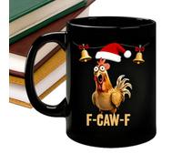 Evember Coffee Mug with Chicken Motif - Cartoon Chick Mug - Ceramic Mug for Christmas Party | for Women, Men, Young Friends, Mom, Lady, Kitchen