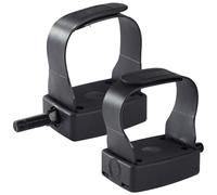 Evember Exercise Bike Pedals Replacement - Exercise Bike Equipment Pedals with Straps - 1 Pair Adjustable Fitness Exerciser Parts for Men Women Cyclists Riders Professionals