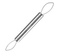 Evember Grape Splitter - Stainless Steel Grape Skin Peeler | Double-Headed Fruit Peeling Tool Portable Kitchen Gadget for Deseeding Home Travel Cocktail Camping Daily Salad Berry Cherries