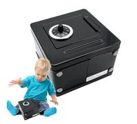 Evember Money Box For Kids | Atm Machine For Kids Money Box With Code | Money Box Safe With Code For Kids | | Kids Atm Bank Cash Machine - 2 Digit Combination Safe Lock Box For Kids （black）, WVRB515AS65RIONK