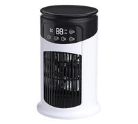 Evember Personal Air Conditioner | Portable Ac Fan Small Air Conditioner | 6 Speeds Adjustable Cooling Fan Quiet Humidifier for Studio Kitchen Bedroom Desk Indoor Home Garage