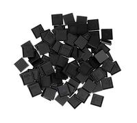 Evemodel 100pcs 25mm Square Model Bases for Wargames Table Games Plastic Black