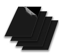 Evemodel ABS Sheets 28 x 24 cm black Styrene Sheets for Building Models Model Making Bonsai DIY (4pcs. 1mm)