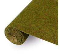 Evemodel CP135 Artificial Model Grass Mat Trains Yellow Green Late Autumn 40 x 100cm or 15.7‘’x 39'' for Decoration Kids Craft Scenery Model DIY