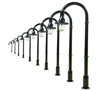 Evemodel L005 10pcs Model Trains Lamppost lamp HO N 5cm LED 12v street light