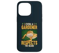 Even A Gardener Respects The Beard Reptile Bearded Dragon Case for iPhone 14 Pro Max