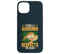 Even A Gardener Respects The Beard Reptile Bearded Dragon Case for iPhone 15 Plus