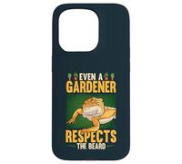 Even A Gardener Respects The Beard Reptile Bearded Dragon Case for iPhone 15 Pro