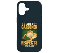 Even A Gardener Respects The Beard Reptile Bearded Dragon Case for iPhone 17