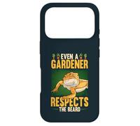 Even A Gardener Respects The Beard Reptile Bearded Dragon Case for iPhone 17 Pro