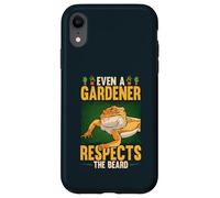 Even A Gardener Respects The Beard Reptile Bearded Dragon Case for iPhone XR