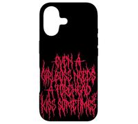 Even A Girlboss Needs A Forehead Kiss Sometimes metal funny Case for iPhone 17