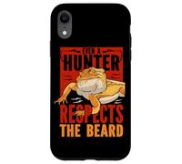 Even A Hunter Respects The Beard Reptile Bearded Dragon Case for iPhone XR