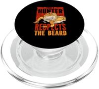 Even A Hunter Respects The Beard Reptile Bearded Dragon PopSockets PopGrip for MagSafe