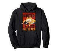 Even A Hunter Respects The Beard Reptile Bearded Dragon Pullover Hoodie