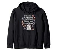 Even A Warrior Gets A Little Tummy Ache Sometimes |- Zip Hoodie