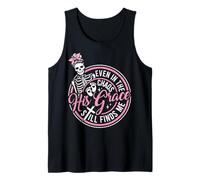 Even in Chaos His Grace Finds Me Christian Mom Mothers Day Tank Top