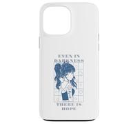 Even In Darkness There Is Hope Retro Anime Quotes Present Case for iPhone 13 Pro Max