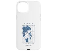 Even In Darkness There Is Hope Retro Anime Quotes Present Case for iPhone 15 Plus
