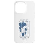 Even In Darkness There Is Hope Retro Anime Quotes Present Case for iPhone 15 Pro Max