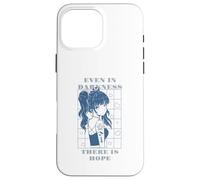 Even In Darkness There Is Hope Retro Anime Quotes Present Case for iPhone 16 Pro Max