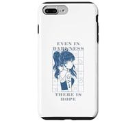 Even In Darkness There Is Hope Retro Anime Quotes Present Case for iPhone 7 Plus/8 Plus