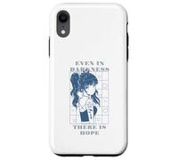 Even In Darkness There Is Hope Retro Anime Quotes Present Case for iPhone XR