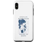 Even In Darkness There Is Hope Retro Anime Quotes Present Case for iPhone XS Max