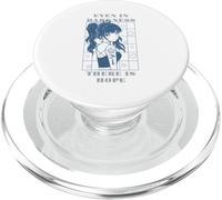Even In Darkness There Is Hope Retro Anime Quotes Present PopSockets PopGrip for MagSafe