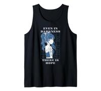 Even in Darkness There is Hope Retro Anime Quotes Present Tank Top