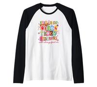 Even in My Chaos His Grace Christian Faith Collage Art Raglan Baseball Tee