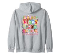 Even In My Chaos His Grace Christian Faith Collage Art Zip Hoodie