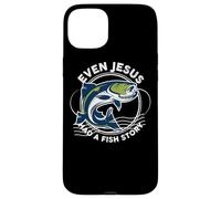 Even Jesus Had A Fish Story Funny Fishing Case for iPhone 15 Plus