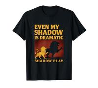 Even My Shadow Is Dramatic Leo Zodiac Design T-Shirt