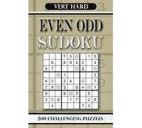 Even Odd Sudoku Very Hard: 200 Challenging Puzzles