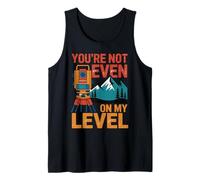 Even On My Level Mapmaking Engineer Surveying Land Surveyor Tank Top
